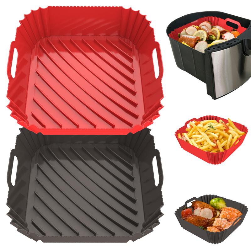 Silicone Air Fryer Liners Square